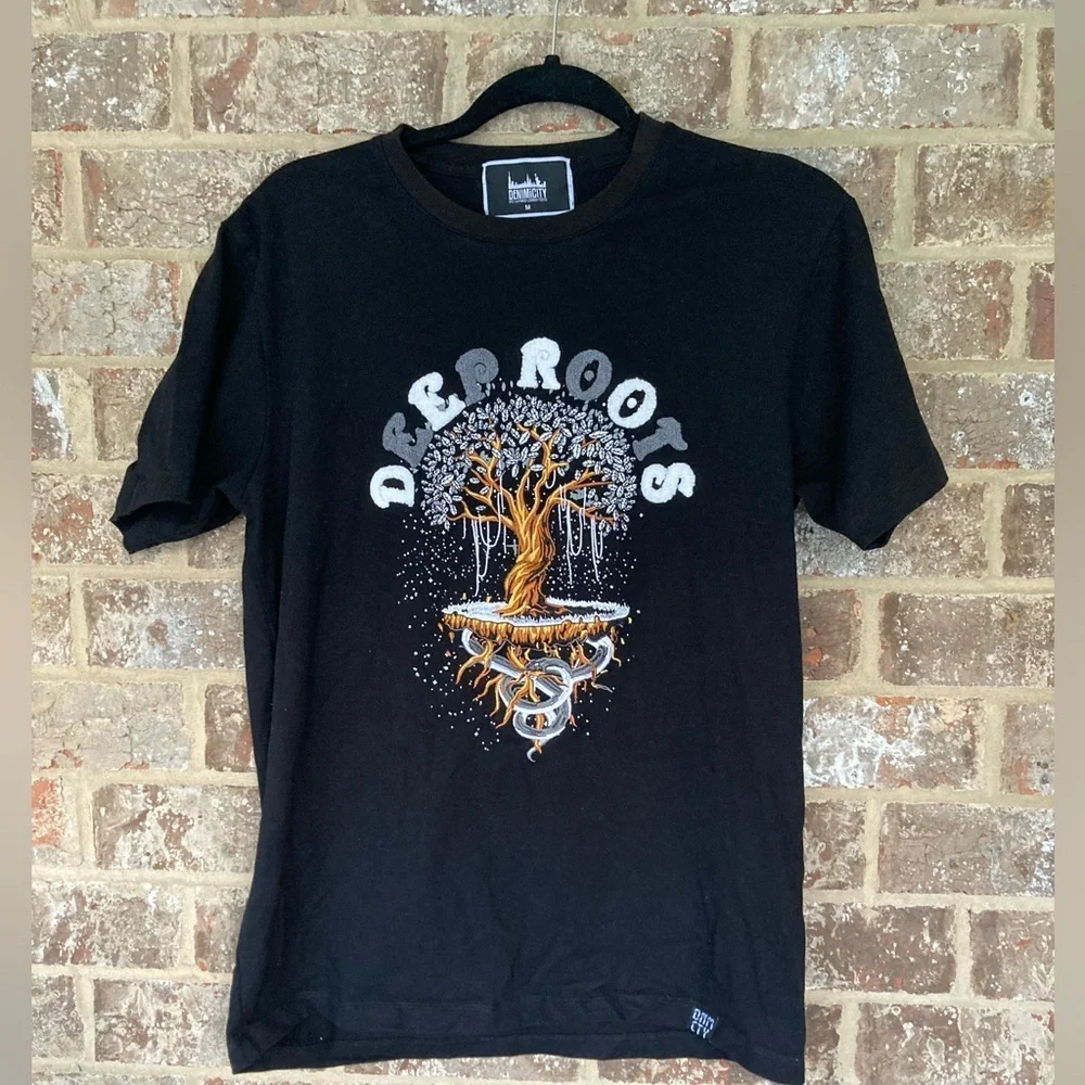 LRG Rooting Deeply Knit Tee - Black - Picture 1 of 8